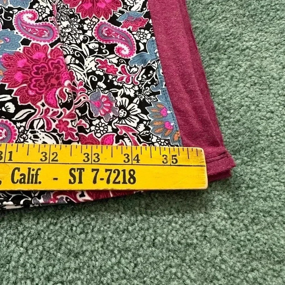 Ellen Tracy Caftan Robe in Floral & Paisley Print in Size S/M - Picture 8 of 9